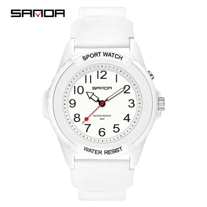 Waterproof Diving Watch - SANDA 6018 신상 패션 어린이 시계