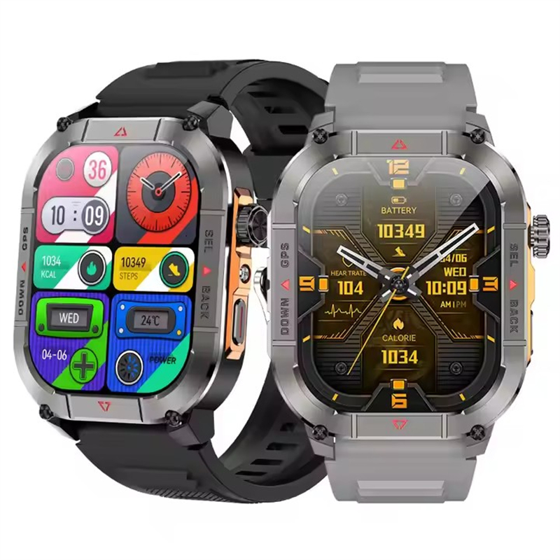 Smartwatch New Watches - 신제품 HK84 남성 스마트워치 AMOLED 야외