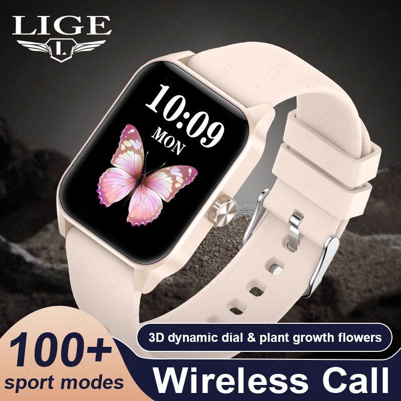Smartwatch Watches For Sale - LIGE 패션 스마트워치 여성용 스포츠 피트니스