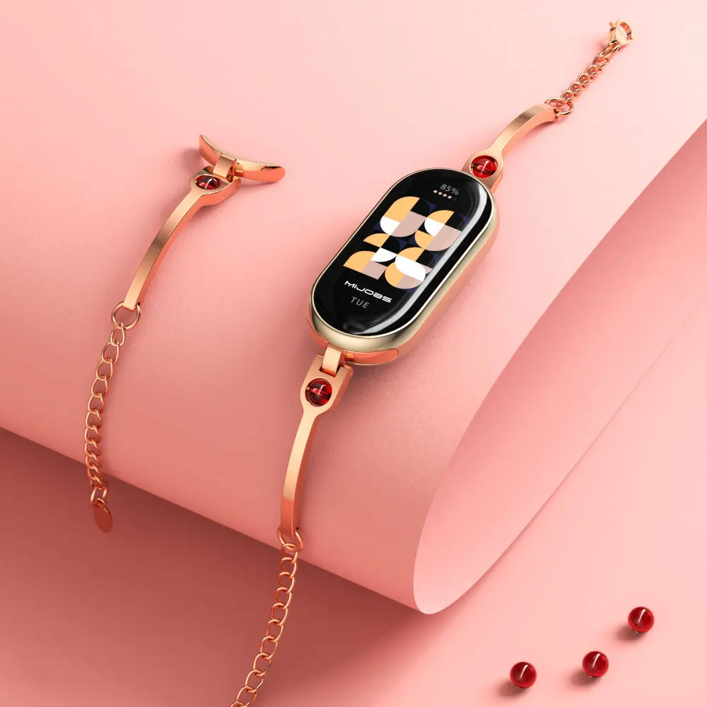 Watch Smartwatch Android - Xiaomi Mi Band 8용 스테인레스 스틸