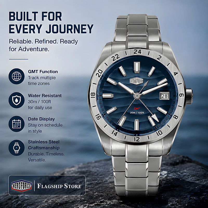 Smartwatch Luxury Watches - HEROFORCE 새로운 방수 빛나는 석영 시계