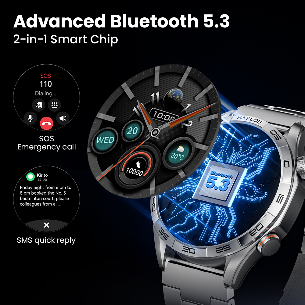 HAYLOU Solar 5 음성 통화 스마트 워치 1. - Hybrid Smartwatch 리뷰 및 가격
