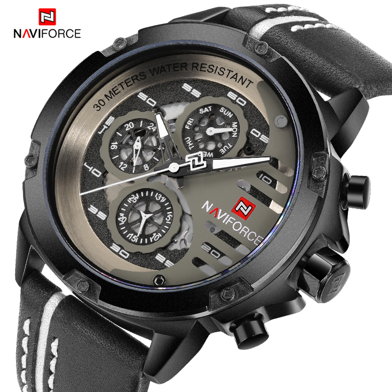 NAVIFORCE 새로운 남성용 스포츠 밀리터리 시계  - Smartwatch Luxury Watches 리뷰 및 가격