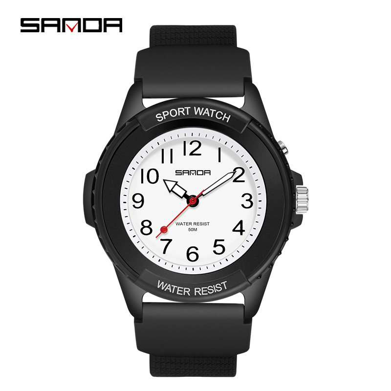 SANDA 6018 신상 패션 어린이 시계 스포츠 아날 - Waterproof Diving Watch 리뷰 및 가격