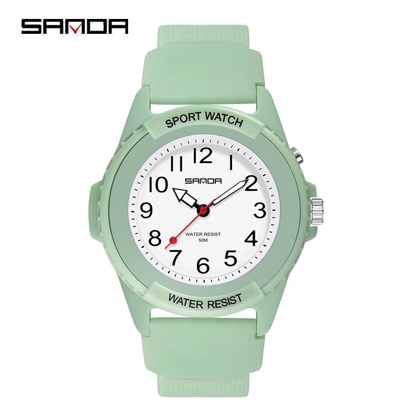 SANDA 6018 신상 패션 어린이 시계 스포츠 아날 - Waterproof Diving Watch 리뷰 및 가격