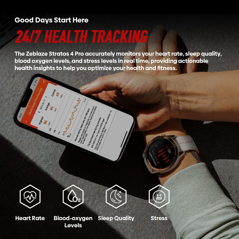 뉴 제블레이즈 스트라토스 4 프로 AMOLED 스크린  - Hybrid Smartwatch 리뷰 및 가격