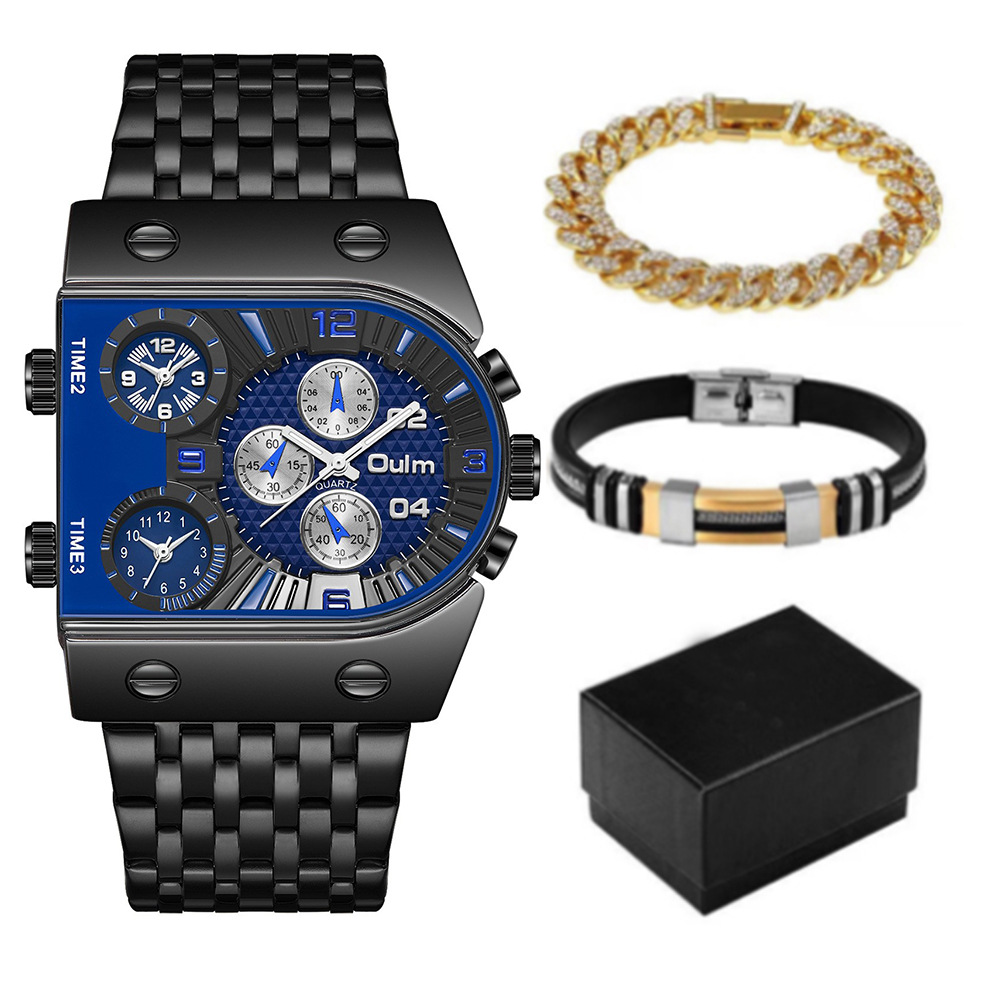 남성용 고급 직사각형 금은 대형 문자판 야광 방수 쿼츠 - Smartwatch Luxury Watches 리뷰 및 가격