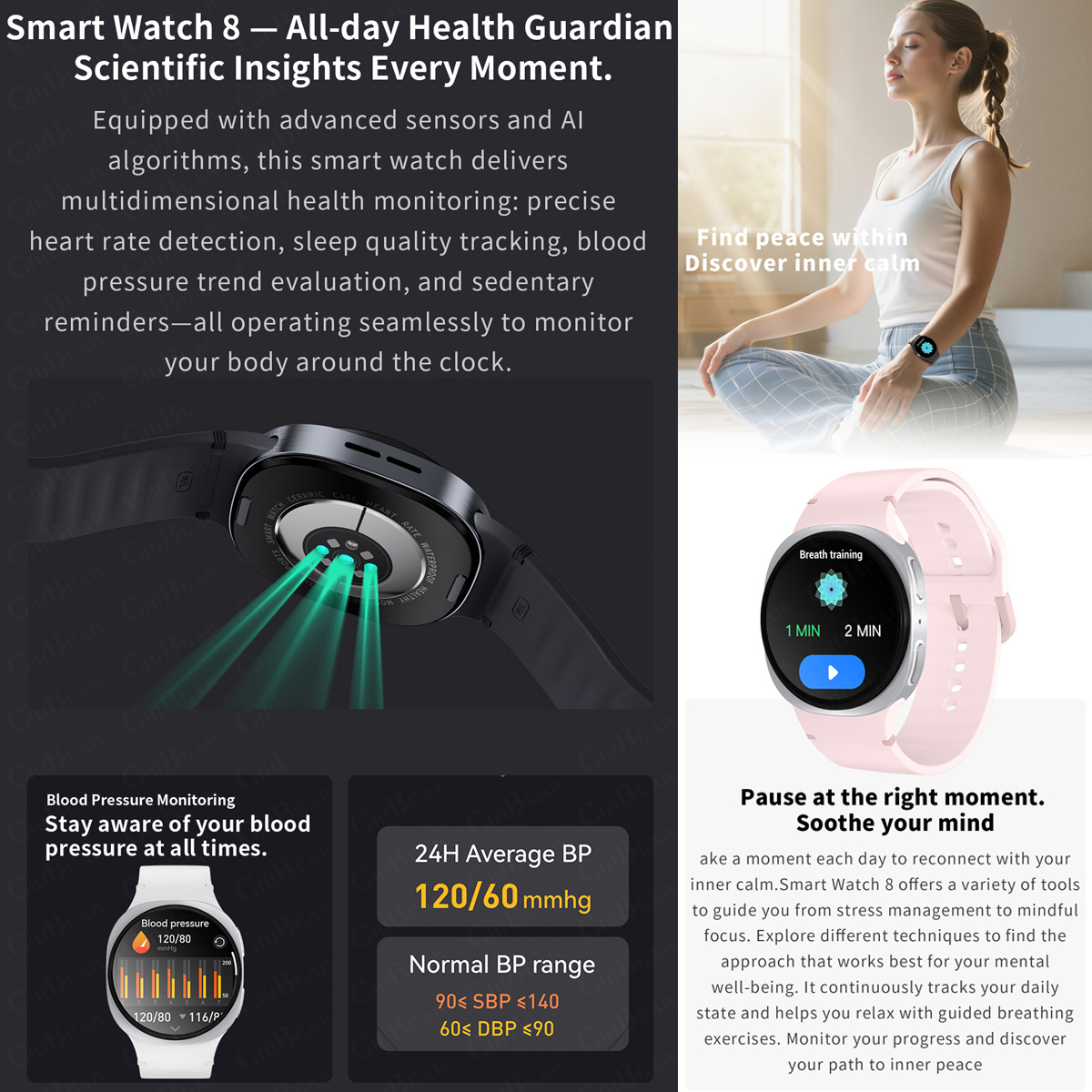 2026년 신형 시계 8 미니 GPS 트랙 스마트워치  - Smartwatch Watches For Men Digital 리뷰 및 가격