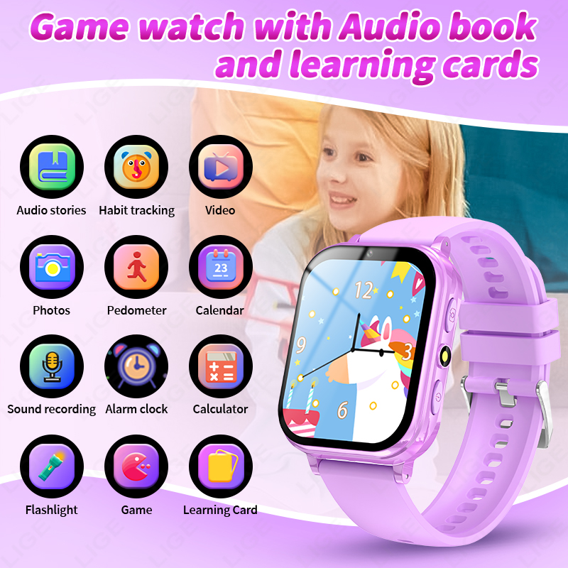 LIGE 키즈 디지털 스마트 시계 학생 어린이 LED  - Smartwatch Digital Watches For Girls 리뷰 및 가격