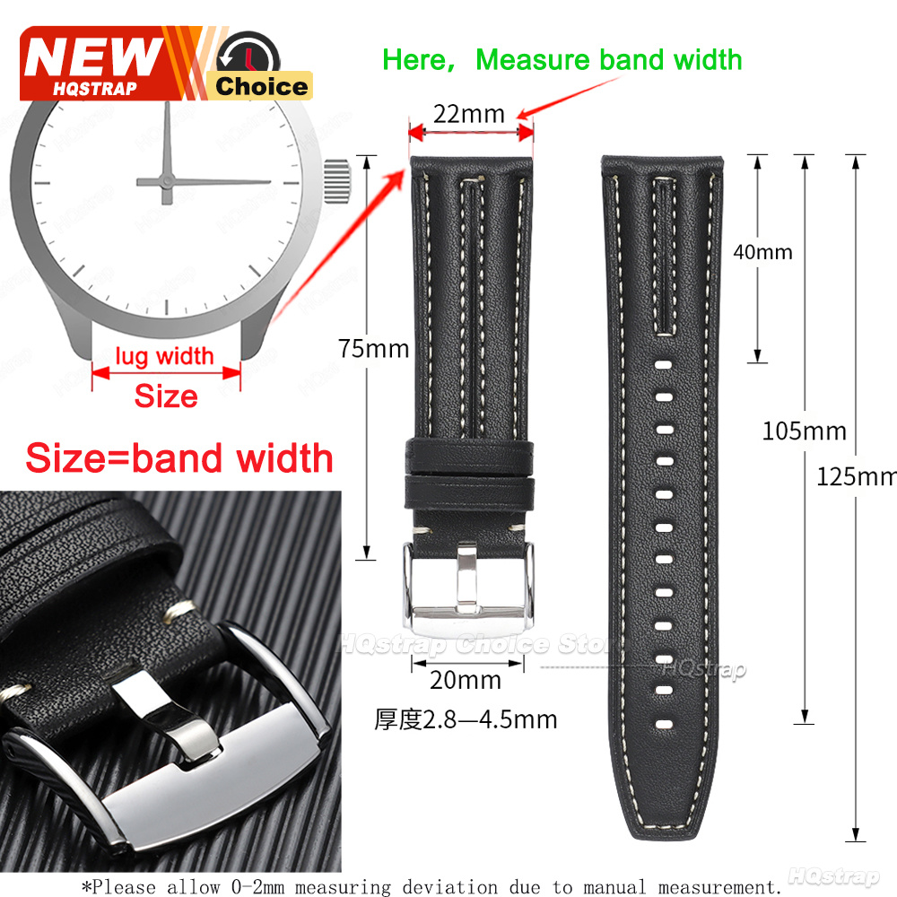 새로운 버클 수제 스티칭 스트랩 22mm 스마트워치 가 - Omega Watches Smartwatch 리뷰 및 가격