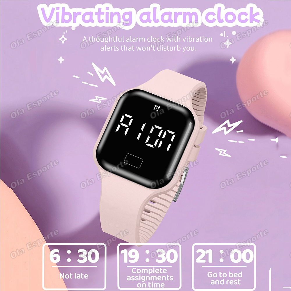 패션 키즈 스마트 시계 남여 공용 LED 스포츠 방수  - Smartwatch Digital Watches For Girls 리뷰 및 가격