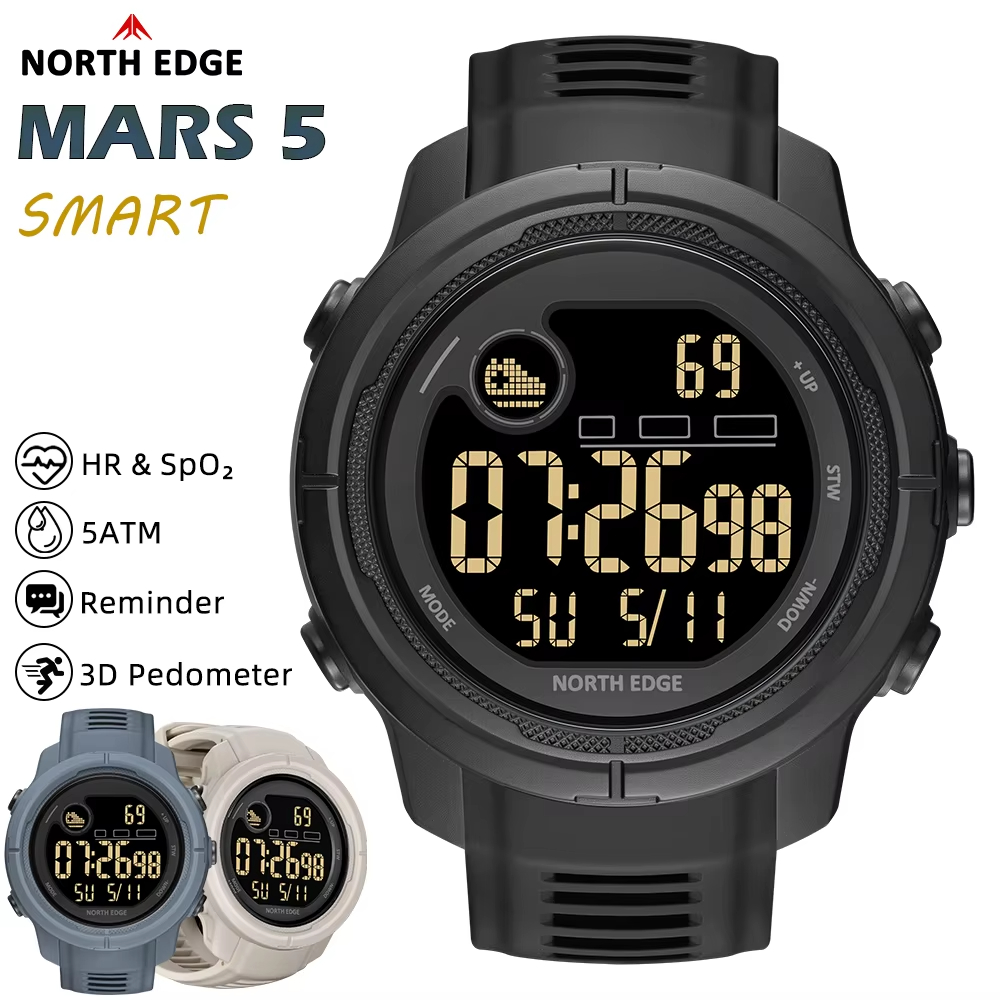 NORTH EDGE NEW MARS 5 남성용 디지털  - Smartwatch Watches For Men Digital 리뷰 및 가격