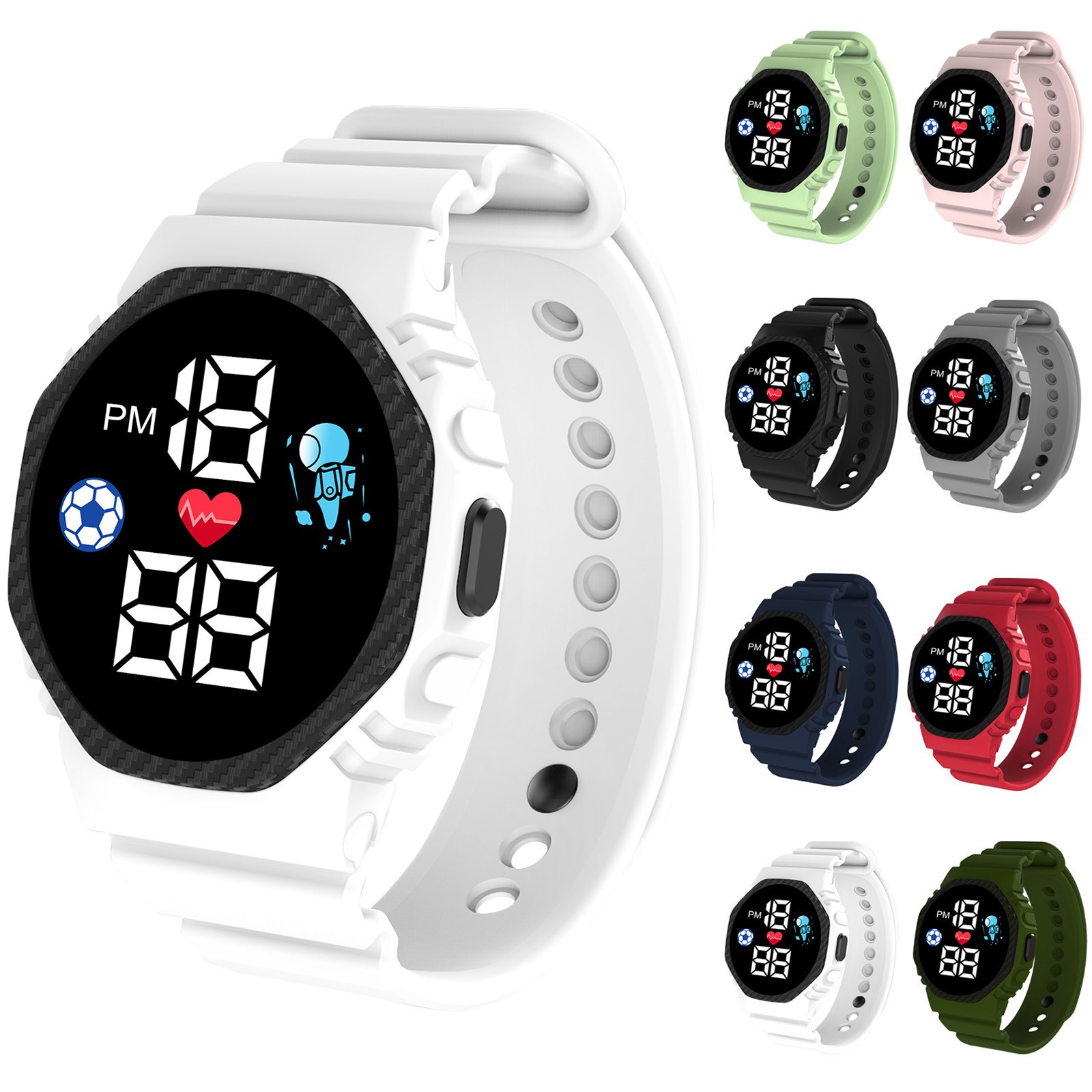 어린이용 멀티 컬러 스마트 워치 방수 스포츠 팔찌, L - Smartwatch Digital Watches For Girls 리뷰 및 가격