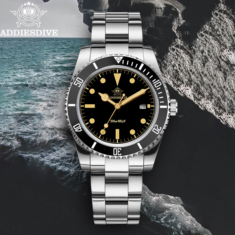 ADDIESDIVE 39mm 남성용 핫 워치 캘린더 표 - Waterproof Diving Watch 리뷰 및 가격