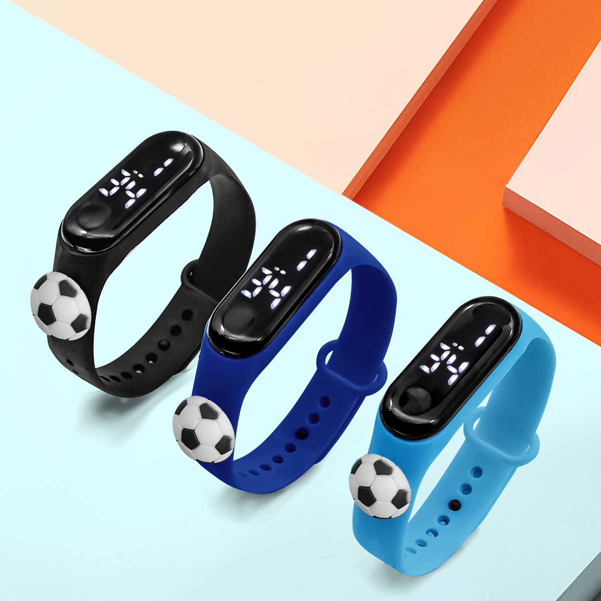 뜨거운 판매 3PCS 학생 Smartwatch LED  - Smartwatch Digital Watches For Girls 리뷰 및 가격