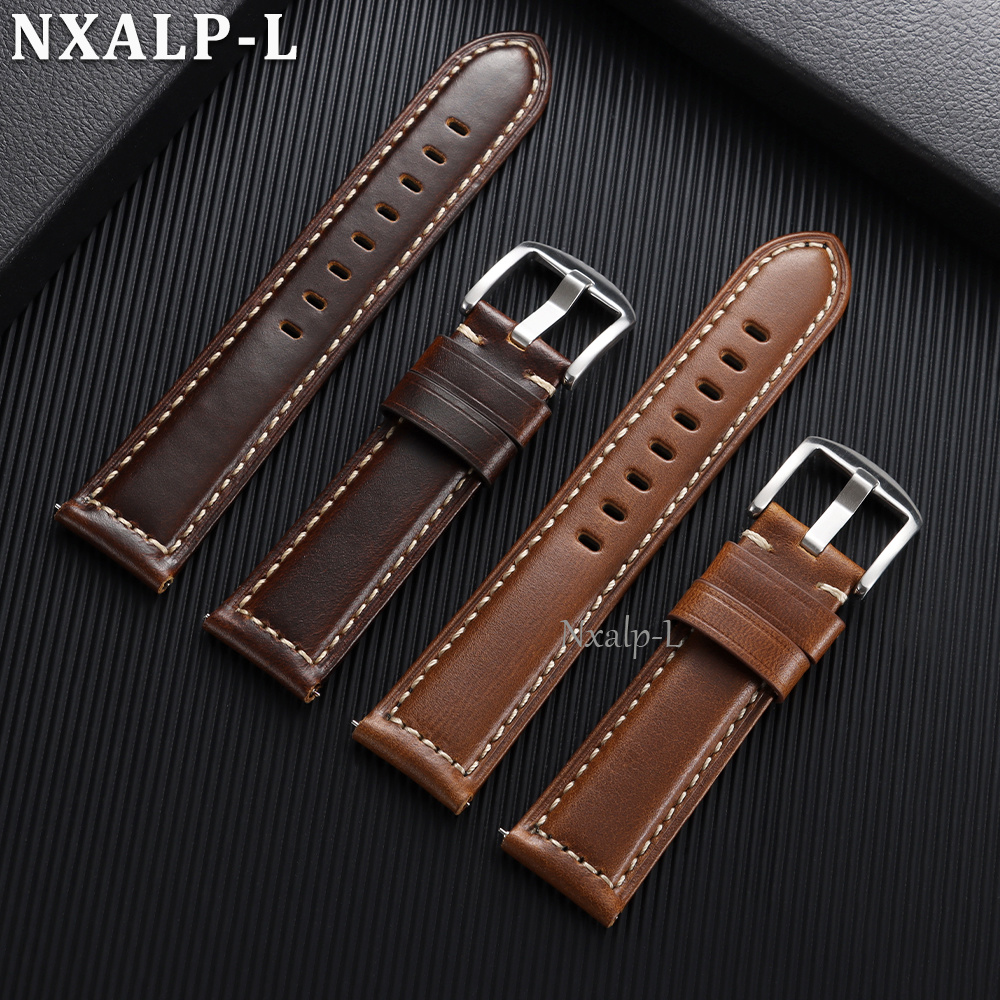 오일 왁스 소가죽 스트랩 18 20mm 22mm 24m - Omega Watches Smartwatch 리뷰 및 가격