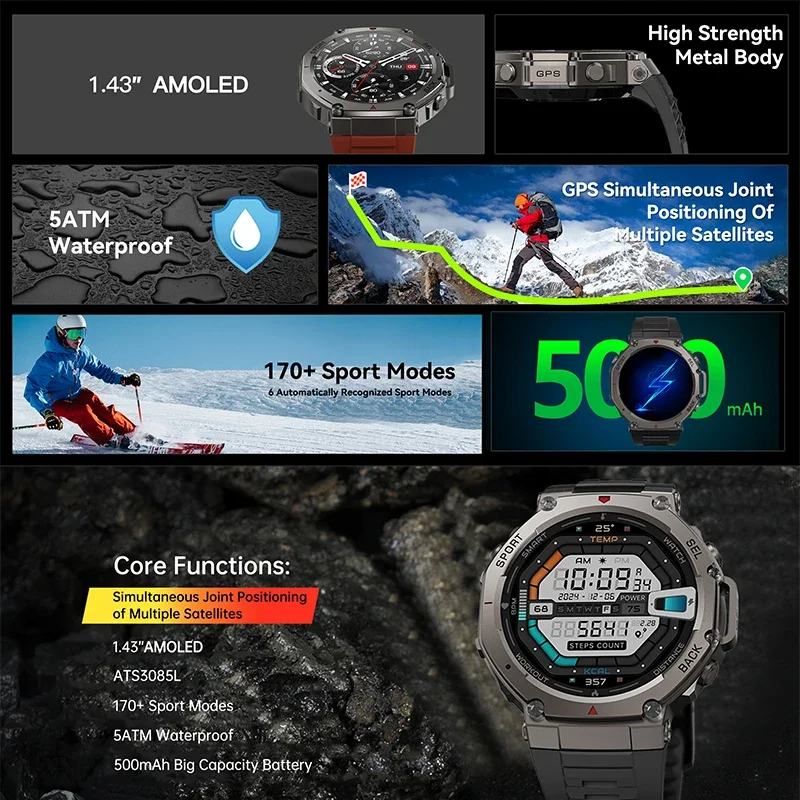 2026 신형 군용 DM58 GPS 스마트워치 1.43 - Smartwatch Watches For Men Digital 리뷰 및 가격