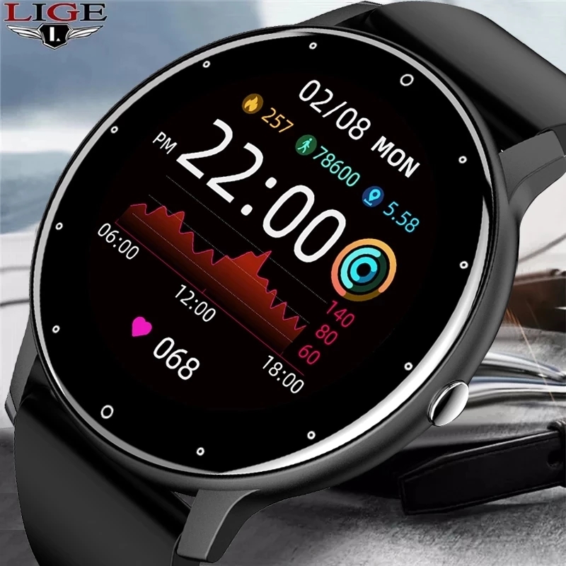 LIGE 2026 새로운 스마트워치 남성용 풀 터치 스 - Watch Smartwatch Android 리뷰 및 가격