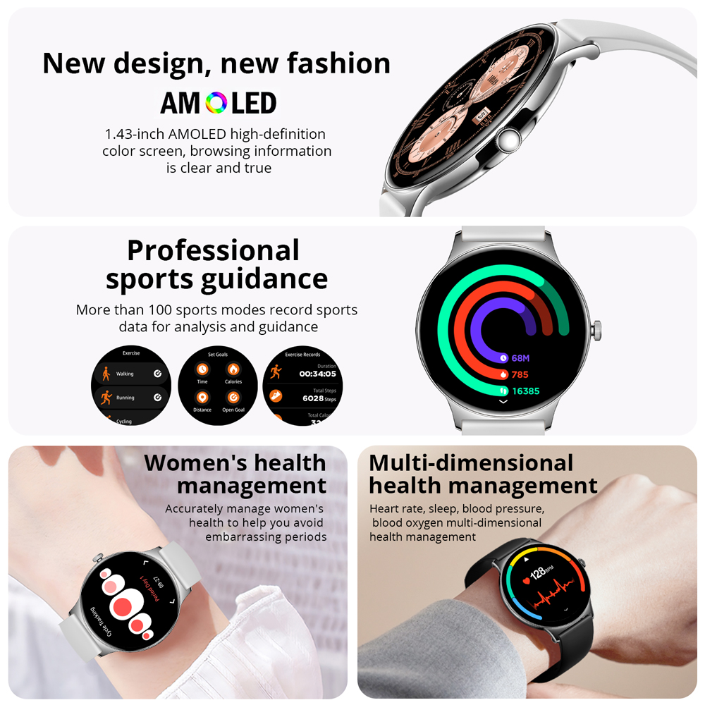 COLMI 여성용 스마트 워치, AMOLED 디스플레이 - Hybrid Smartwatch 리뷰 및 가격