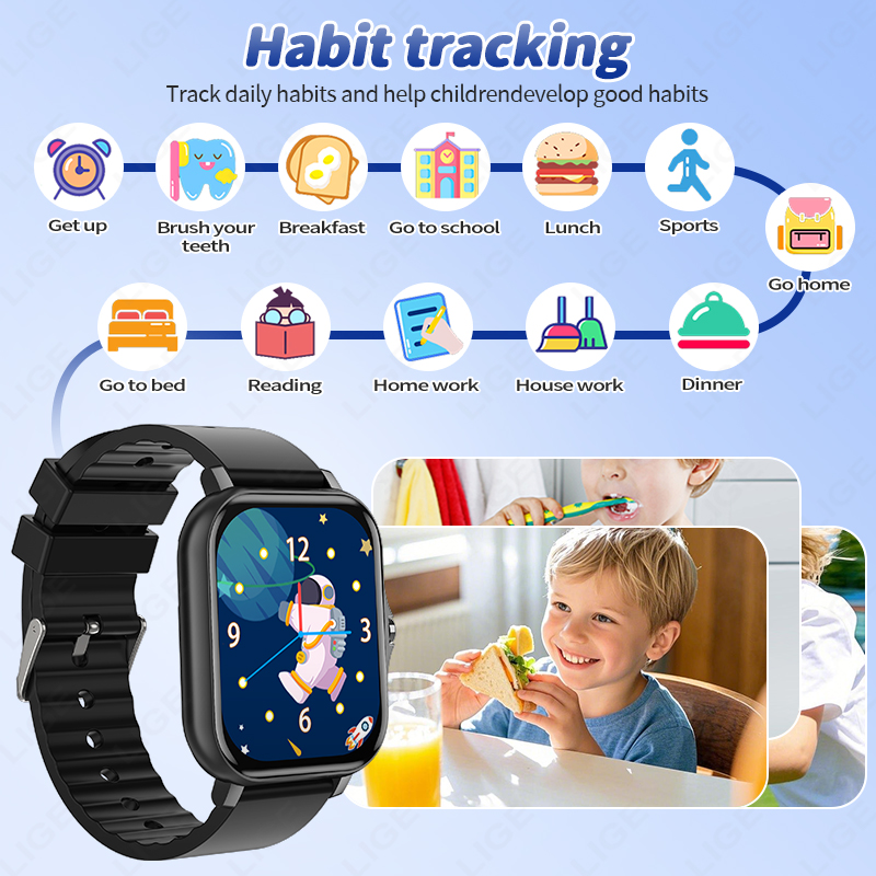 LIGE 2025 오디오 북 어린이 Smartwatch - Smartwatch Digital Watches For Girls 리뷰 및 가격