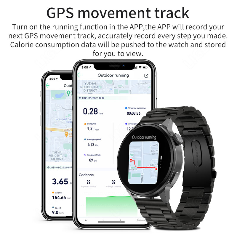 FOXBOX 남성용 스마트워치 GPS 이동 추적 ECG - Smartwatch Watches For Sale 리뷰 및 가격
