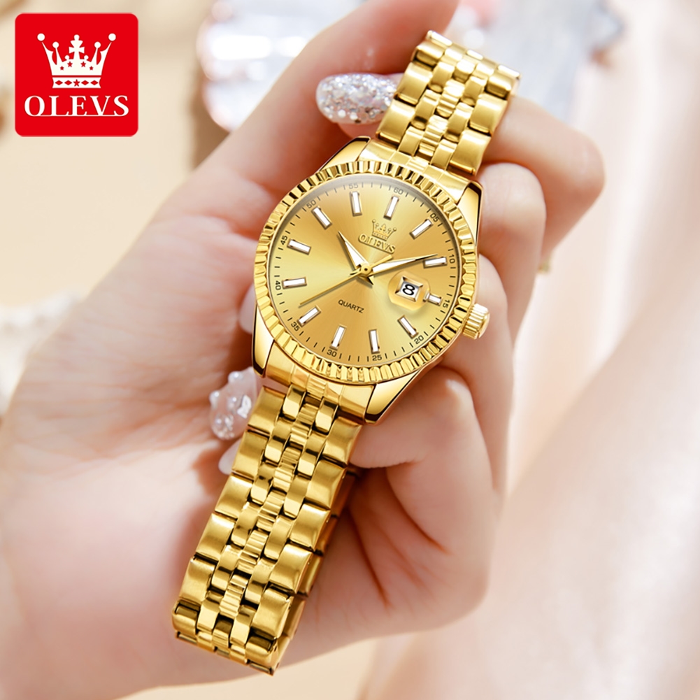 OLEVS 5593 여성용 쿼츠 시계, 방수 야광 체중 - Waterproof Diving Watch 리뷰 및 가격