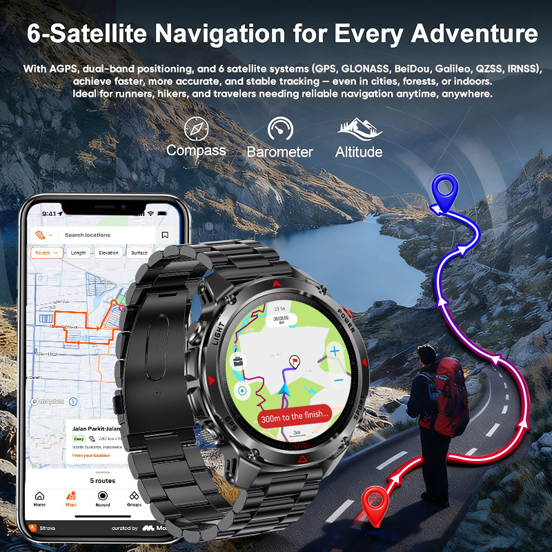 T-Rex 3 프로 밀리터리 등급 AGPS 스마트 워치 - Smartwatch Watches For Men Digital 리뷰 및 가격