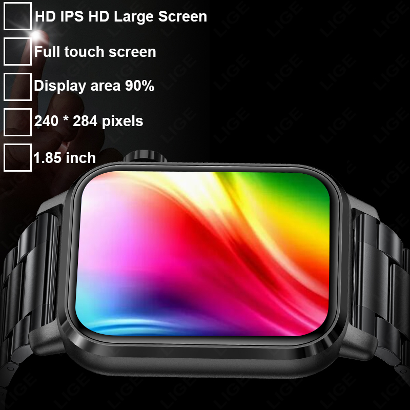 LIGE 스마트워치 스포츠 피트니스 트래커 블루투스 통 - Smartwatch Watches For Sale 리뷰 및 가격