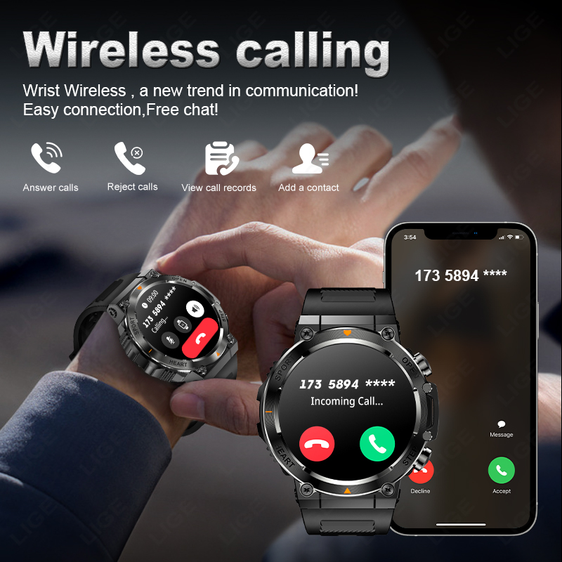 LIGE 2026 스마트워치 심박수 수면 모니터 블루투 - Smartwatch Watches For Sale 리뷰 및 가격