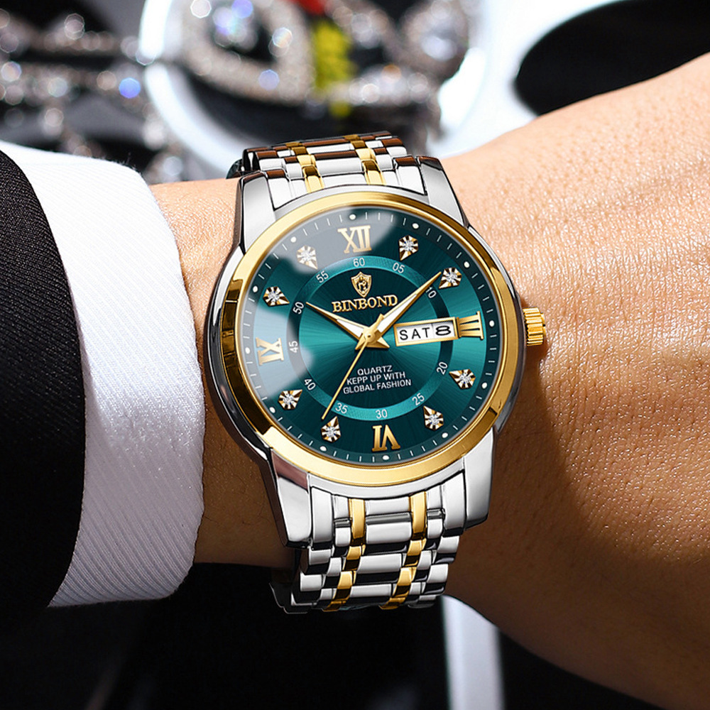 BINBOND 오리지널 브랜드 럭셔리 쿼츠 손목시계 야 - Smartwatch Luxury Watches 리뷰 및 가격