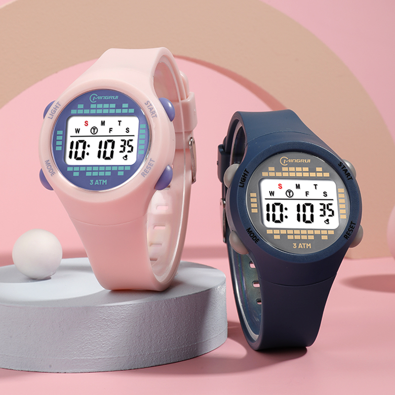 어린이 전자 시계 소녀 핑크 귀여운 중학교 소년 시계  - Smartwatch Digital Watches For Girls 리뷰 및 가격