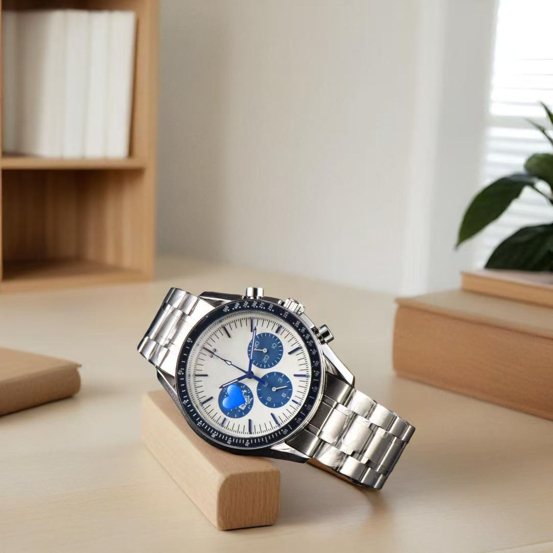 남성용 고급 시계 고품질 클래식 쿼츠 시계 스틸 스트랩 - Smartwatch Luxury Watches 리뷰 및 가격