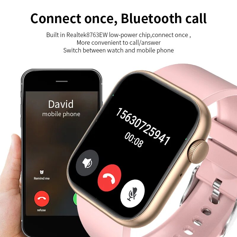 LIGE 남녀공용 블루투스 통화 스마트워치, 스포츠 피 - Smartwatch Ladies Watches For Women 리뷰 및 가격