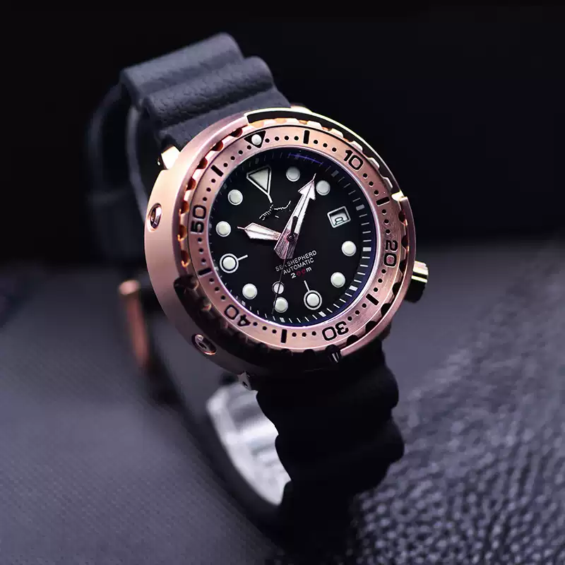 vqwe12875 로즈 골드 방수 자동 기계식 일본산  - Waterproof Diving Watch 리뷰 및 가격