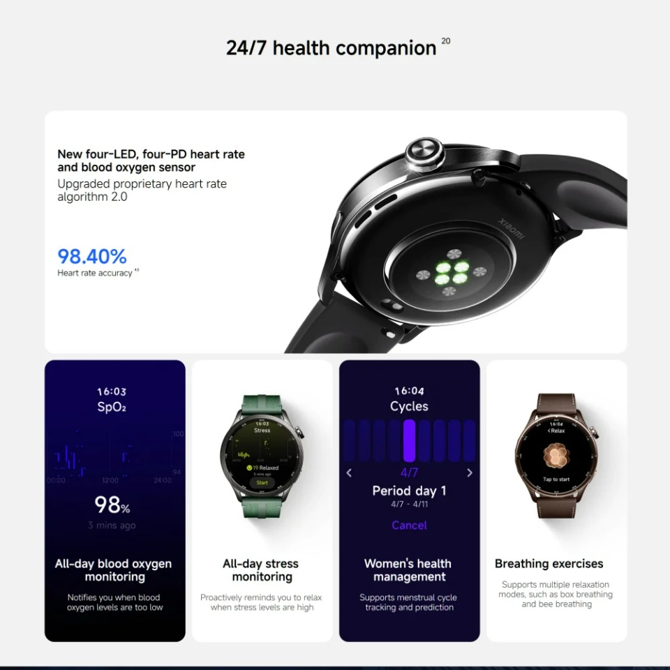 글로벌 버전 샤오미 워치 S5 스마트워치 여성용 스크린 - Smartwatch Ladies Watches For Women 리뷰 및 가격
