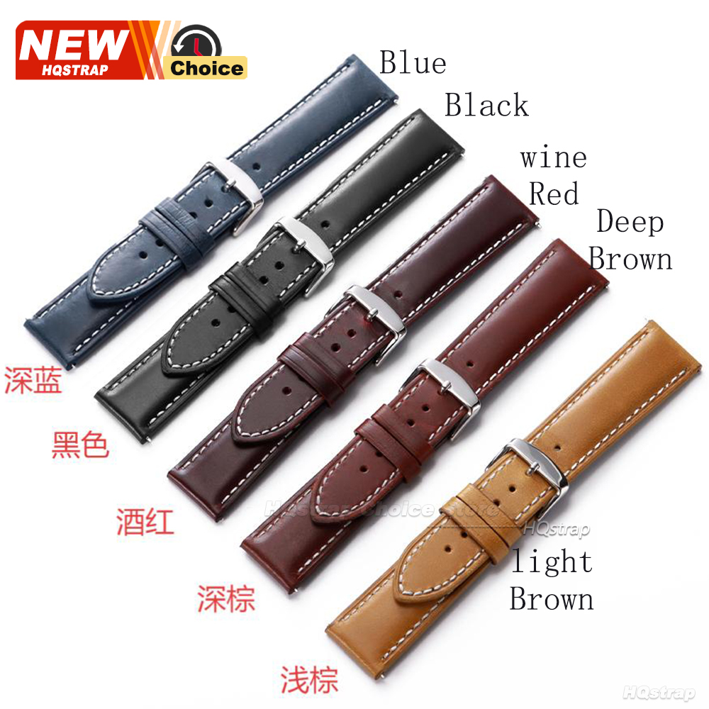 새로운 오일 왁스 스트랩 16mm 18mm 20mm 2 - Omega Watches Smartwatch 리뷰 및 가격