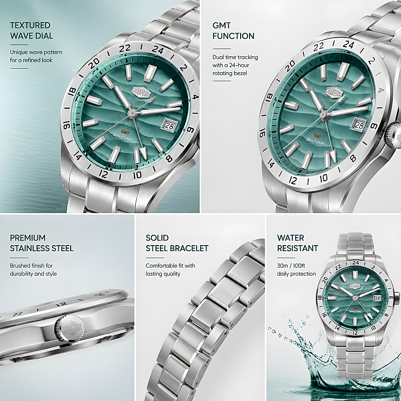 HEROFORCE 새로운 방수 빛나는 석영 시계 고품질 - Smartwatch Luxury Watches 리뷰 및 가격